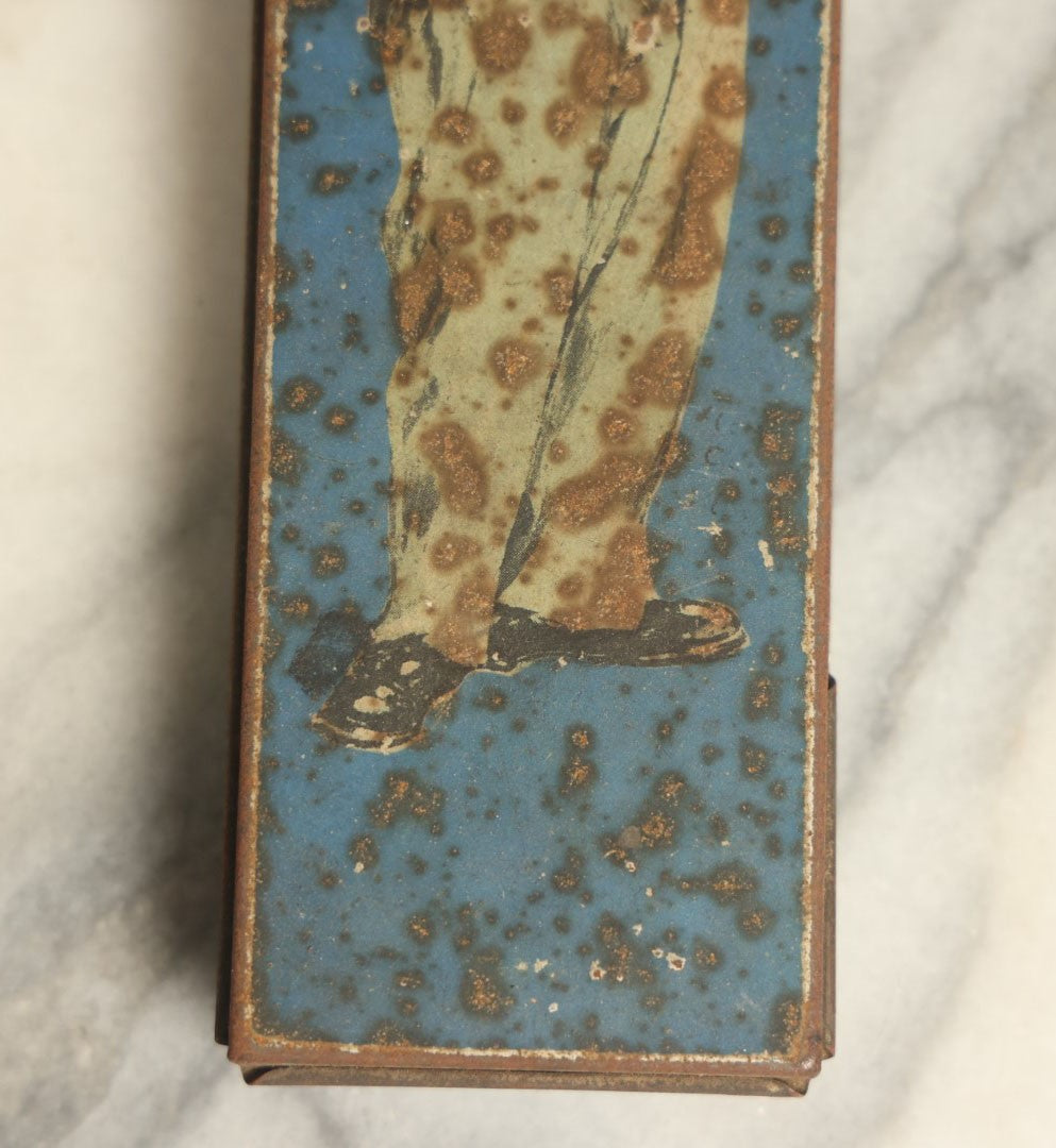 Lot 089 - Single Antique Advertising Tin, Charlie Chaplin Pencil Box, Beautebox By Canco