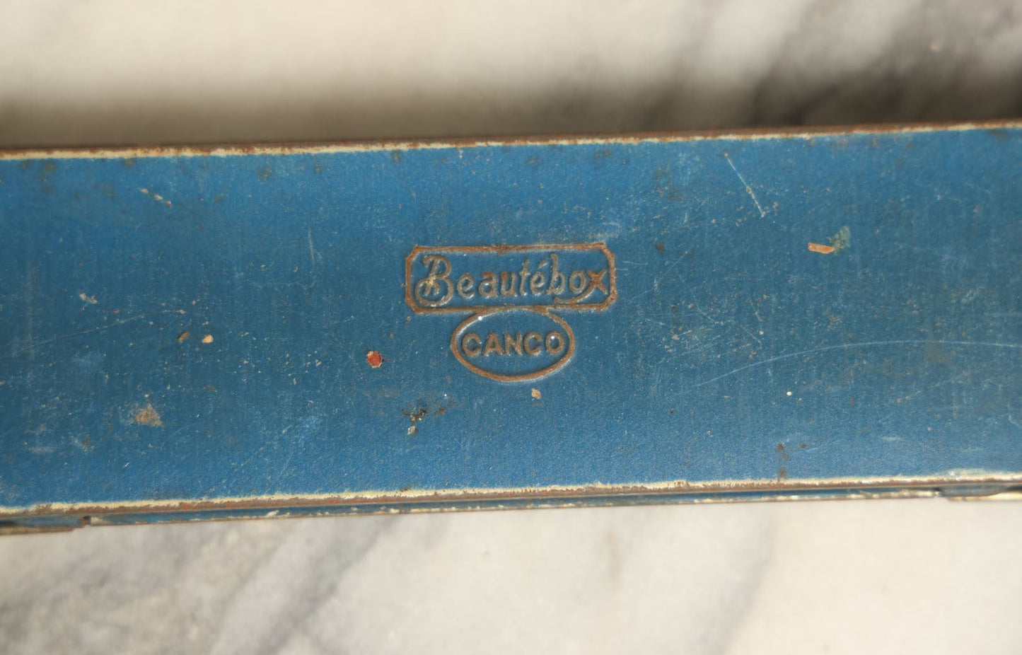 Lot 089 - Single Antique Advertising Tin, Charlie Chaplin Pencil Box, Beautebox By Canco