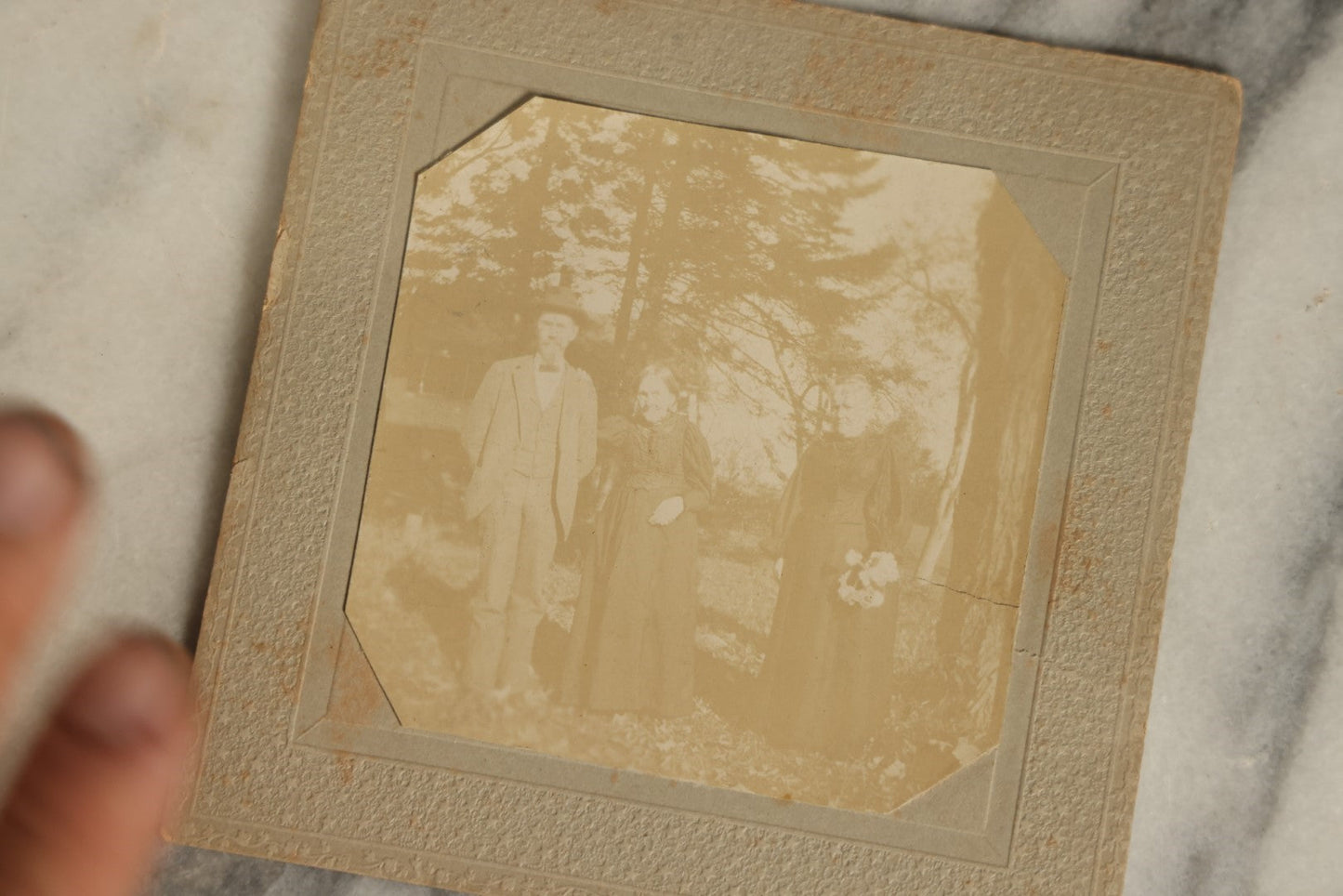 Lot 106 - Grouping Of Seven Antique Boarded Group Photographs, Including Three School Class Photos, Outdoor Scenes, And More