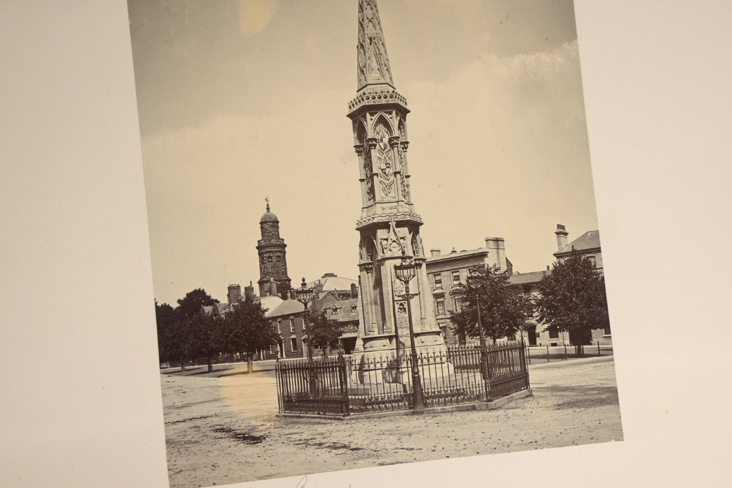 Lot 027 - Antique Large Size Photo Album Containing Book Photos Of Europe, England, Castles, And More, Some With Handwritten Notes 