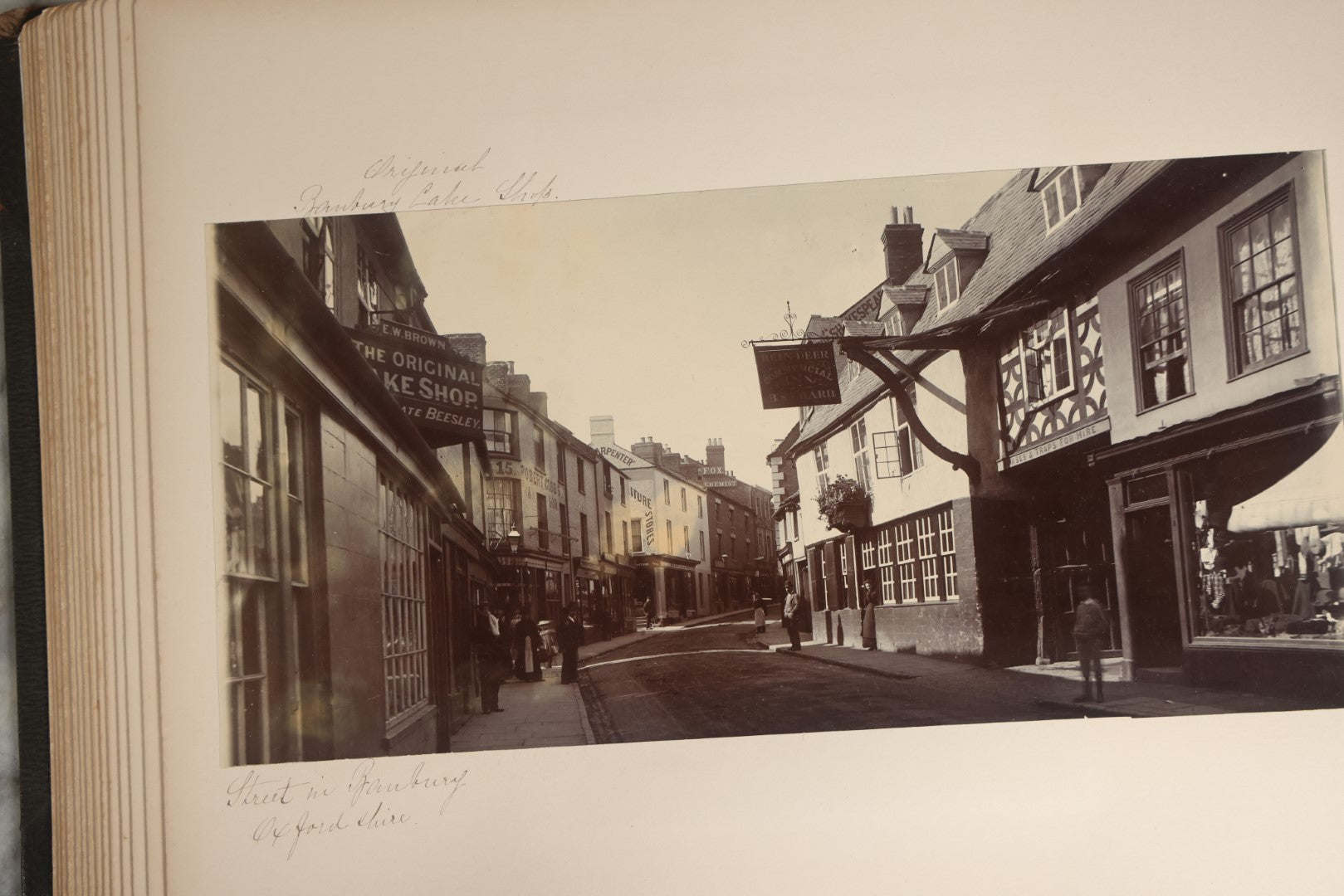 Lot 027 - Antique Large Size Photo Album Containing Book Photos Of Europe, England, Castles, And More, Some With Handwritten Notes 