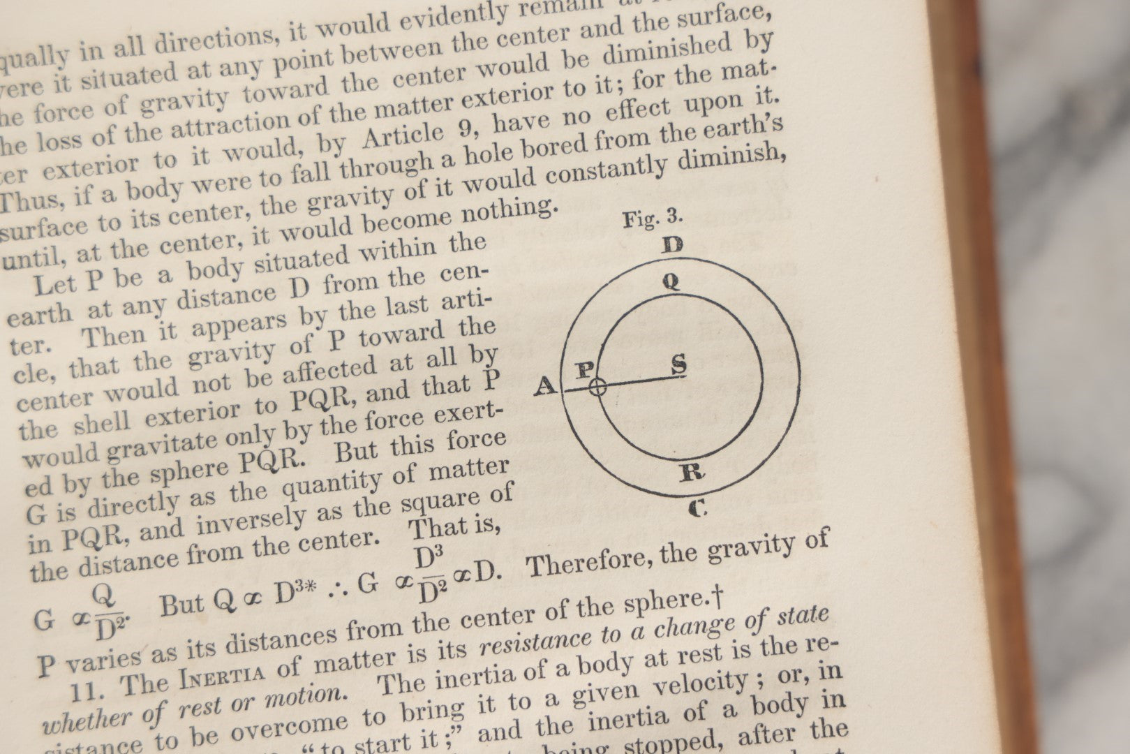 Lot 030 - "An Introduction To Natural Philosophy" Antique Book By Dennison Olmsted, For Yale College, Published 1848 By Collins & Brothers, New York, Illustrated