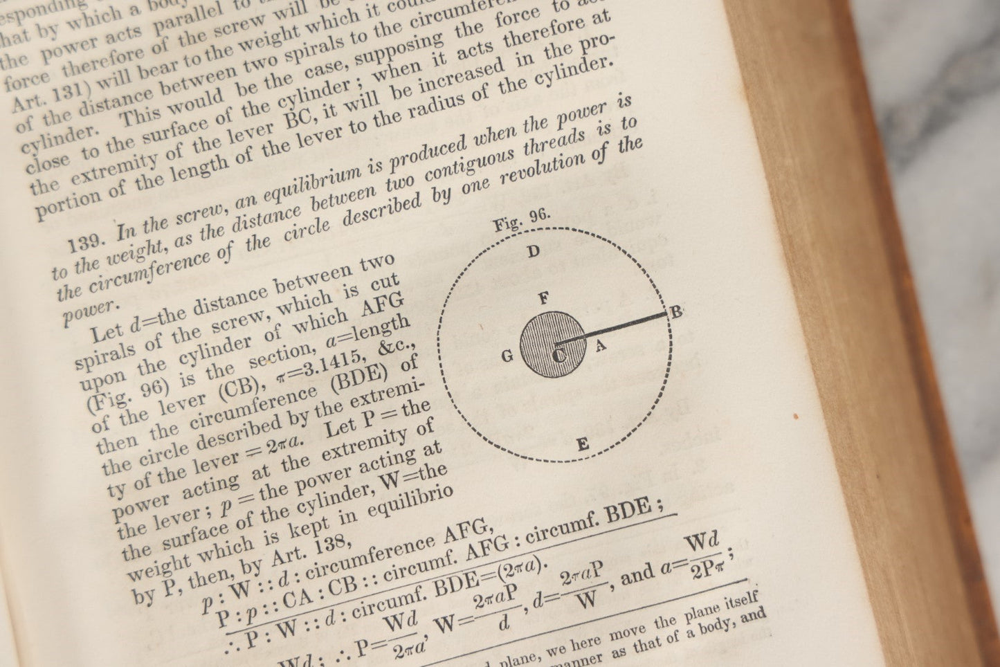 Lot 030 - "An Introduction To Natural Philosophy" Antique Book By Dennison Olmsted, For Yale College, Published 1848 By Collins & Brothers, New York, Illustrated