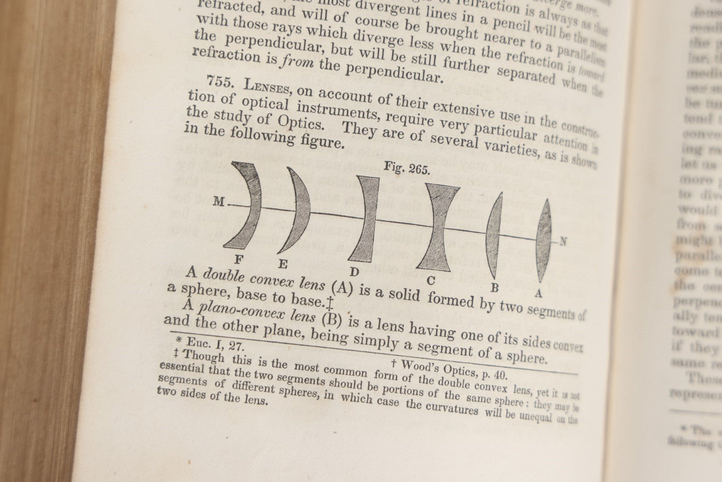 Lot 030 - "An Introduction To Natural Philosophy" Antique Book By Dennison Olmsted, For Yale College, Published 1848 By Collins & Brothers, New York, Illustrated