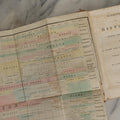 Lot 031 - "Elements Of History, Ancient And Modern, With A Chart And Tables Of History" Antique Book By J.E. Worcester, Published 1845 By William J. Reynolds, Boston, With Hand Colored Chart