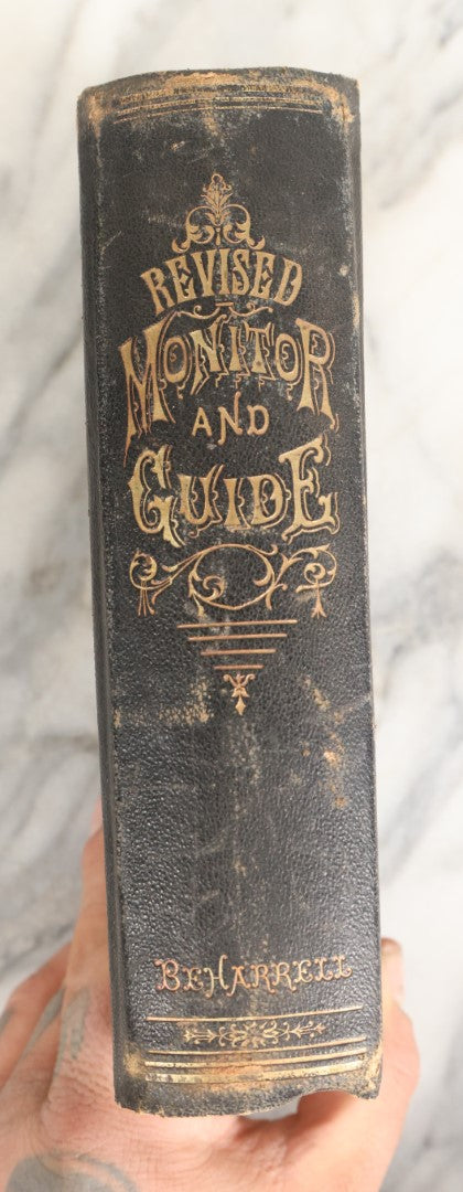 Lot 035 - "Odd Fellows Monitor And Guide Containing History Of The Degree Of Rebekah" Illustrated Antique Book On The I.O.O.F., Published 1886