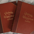 Lot 037 - "Voyages And Travels Or Scenes In Many Lands" Volumes Ii And Iii, Illustrated, Copyright 1887 By E.W. Walker & Co.