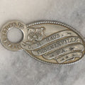 Lot 041 - Antique Hotel Key Tag With Dog, C.M. Haus, Phoenixville, Pennsylvania