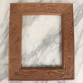Lot 047 - Vintage Carved Wood Chinese Dragon Frame, 10-3/4" x 12-3/4"