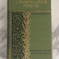 Lot 051 - "The Poetical Works Of Henry Wadsworth Longfellow" Household Edition, Illustrated, Antique Book, Copyright 1883 By Houghton, Mifflin, & Co., Cambridge, Massachusetts