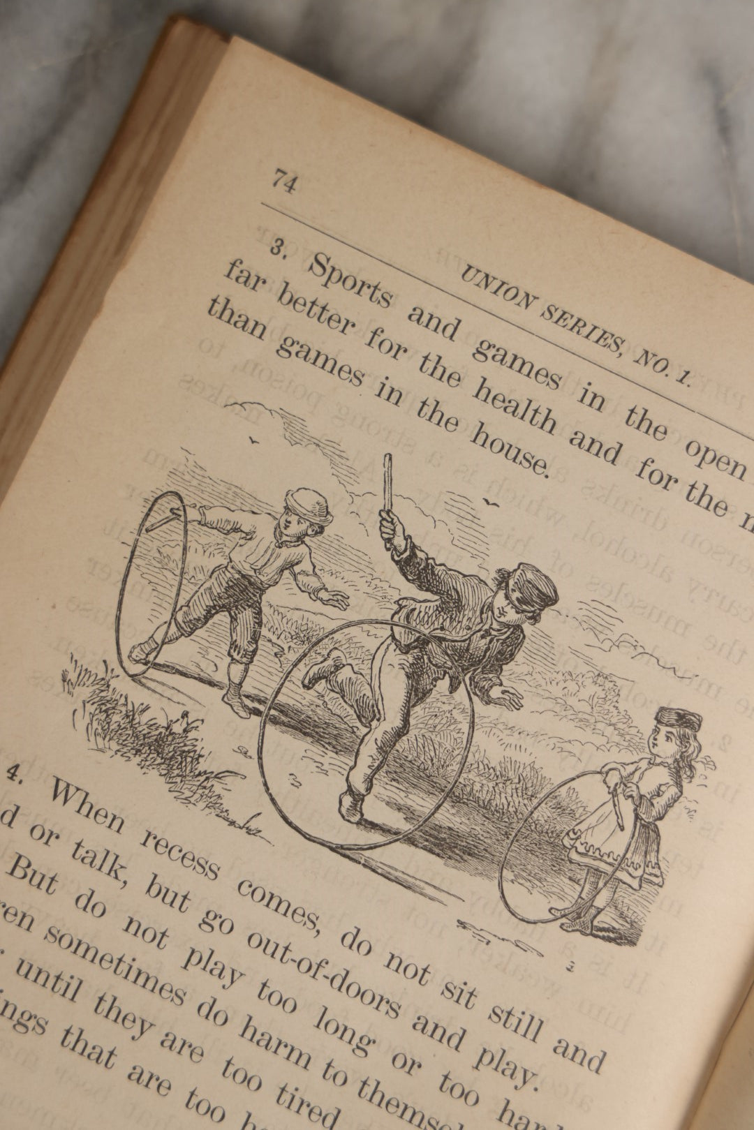 Lot 052 - "Physiology And Health For Primary Classes" Illustrated Antique Medical And Anatomy Book For School Children, Copyright 1889 By Ivison, Blakeman, And Company