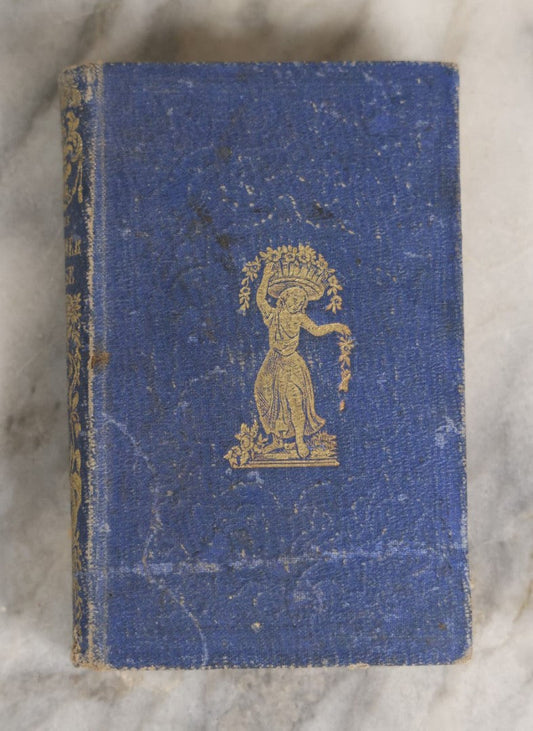 Lot 054 - "The Flower Vase Containing The Language Of Flowers And Their Poetic Sentiments" Antique Botanical Poetry Book By Miss S.C. Edgarton, Published 1853