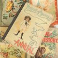 Lot 058 - Grouping Of Five Antique Illustrated Children's Hardcover Books Including Natural History, Butterfly Days, Boys Book Of Adventures, And Young America Annual, Craft Grade, Heavy Wear