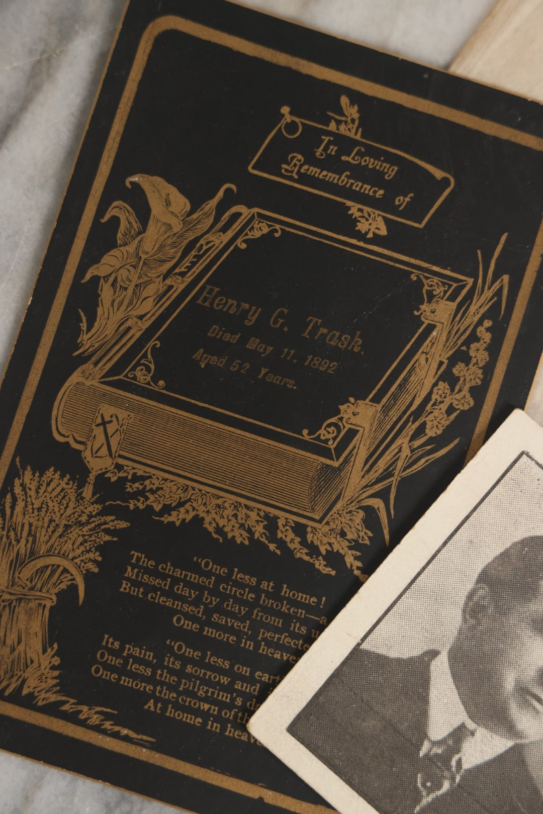 Lot 061 - Three Piece Antique Ephemera Grouping Including Henry G. Tra ...