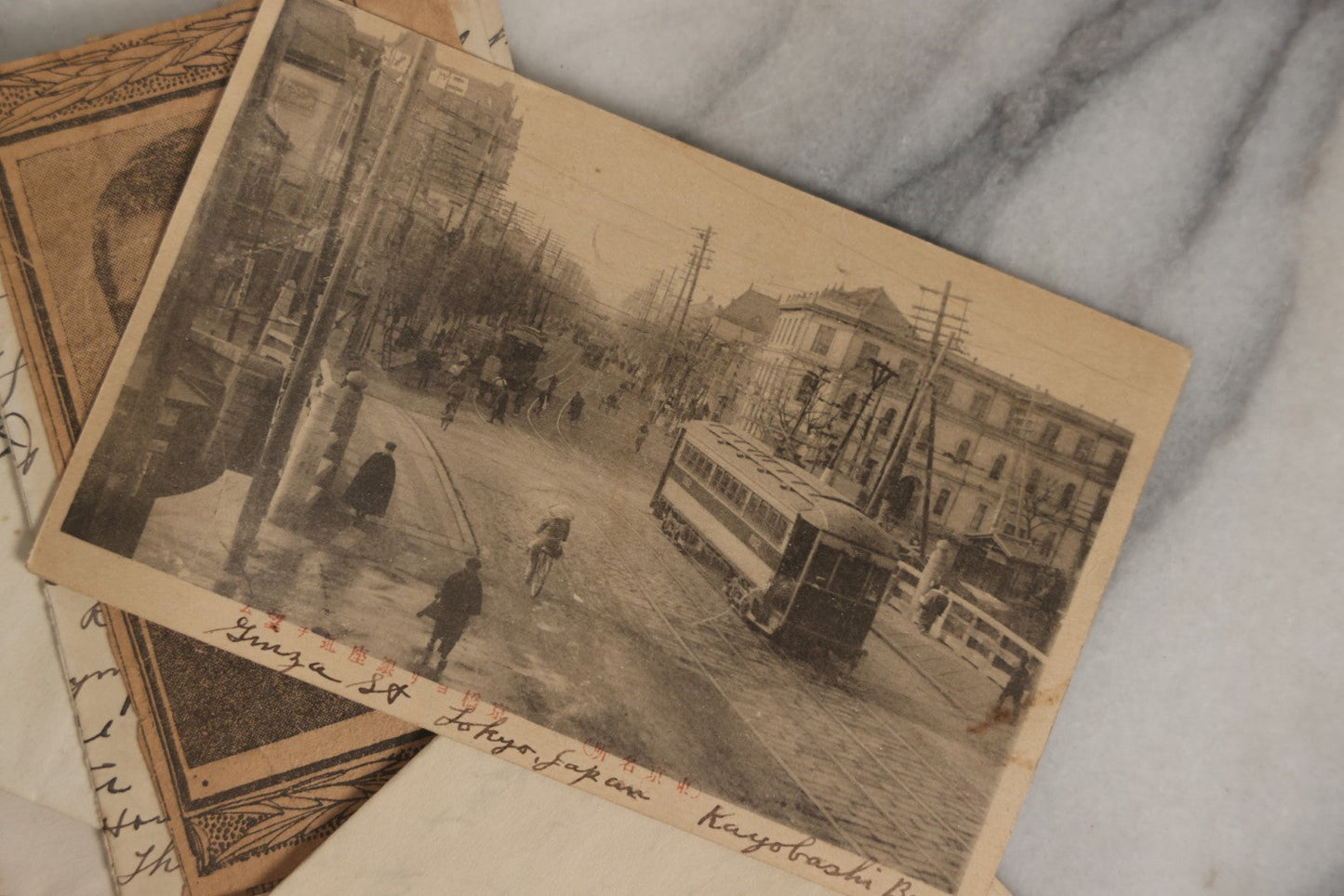 Lot 063 - Miscellaneous Antique Ephemera Grouping With Many Postcards, Antique Handwritten Letters And Correspondence, Etc, Including Oceanic Steamship Company, Christmas And More, 25+ Pieces