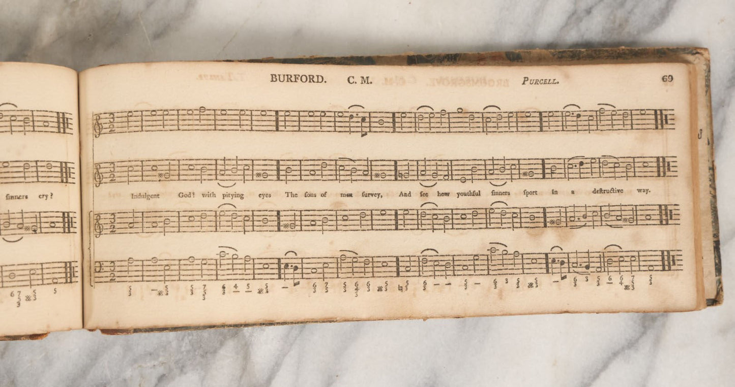 Lot 079 - Antique Music Book, An Introduction To Psalmody, Extracted From T. Williams's Collection, Late 18th Century