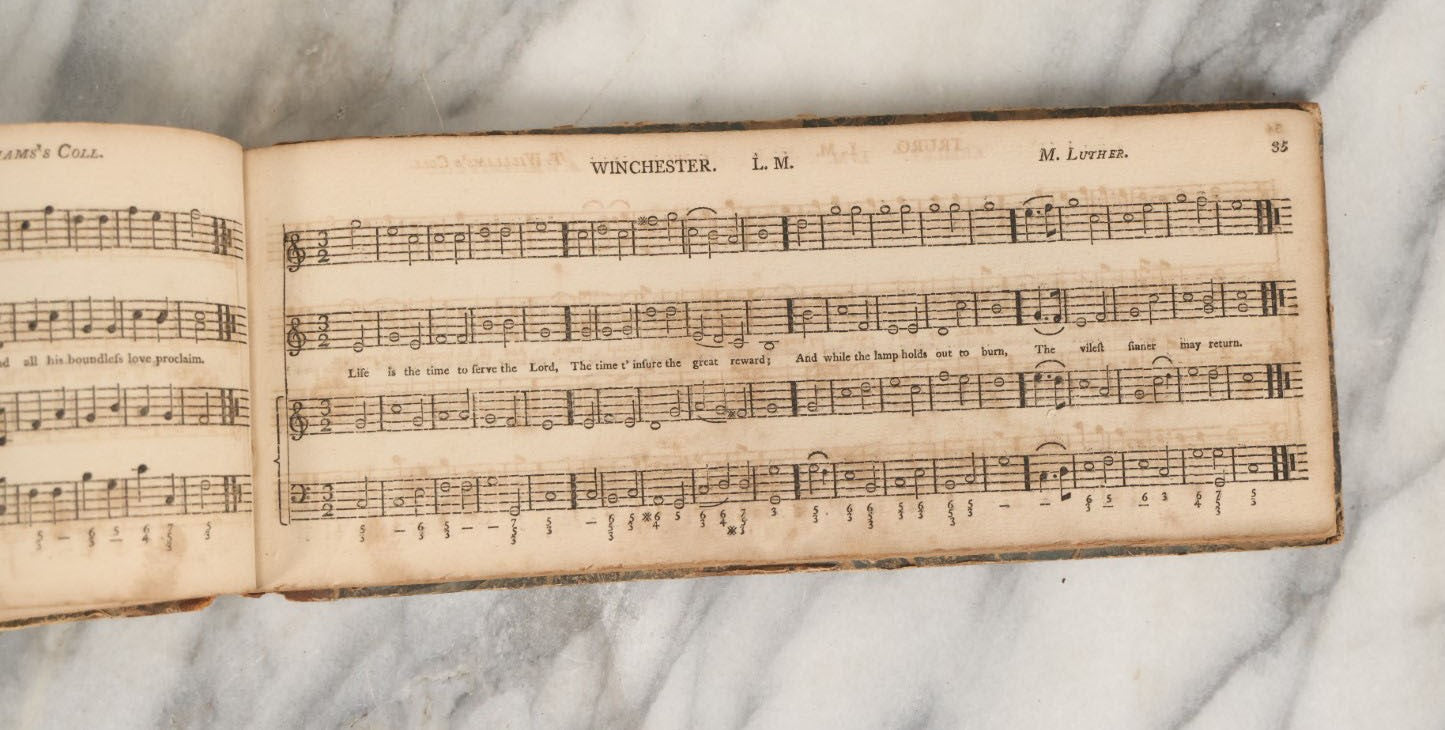 Lot 079 - Antique Music Book, An Introduction To Psalmody, Extracted From T. Williams's Collection, Late 18th Century