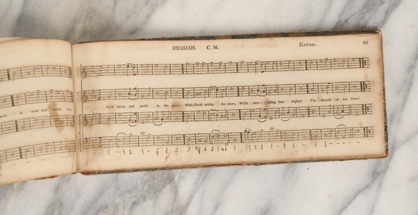 Lot 079 - Antique Music Book, An Introduction To Psalmody, Extracted From T. Williams's Collection, Late 18th Century