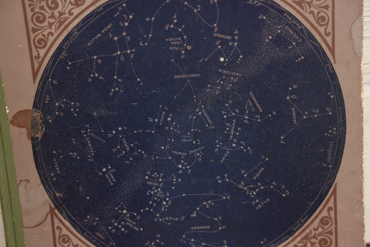 Lot 003 - "Half Hours With The Stars" Antique Astronomy And Constellation Book By R.A. Proctor, Published By G.P. Putnam's Sons, The Knickerbocker Press, 1887