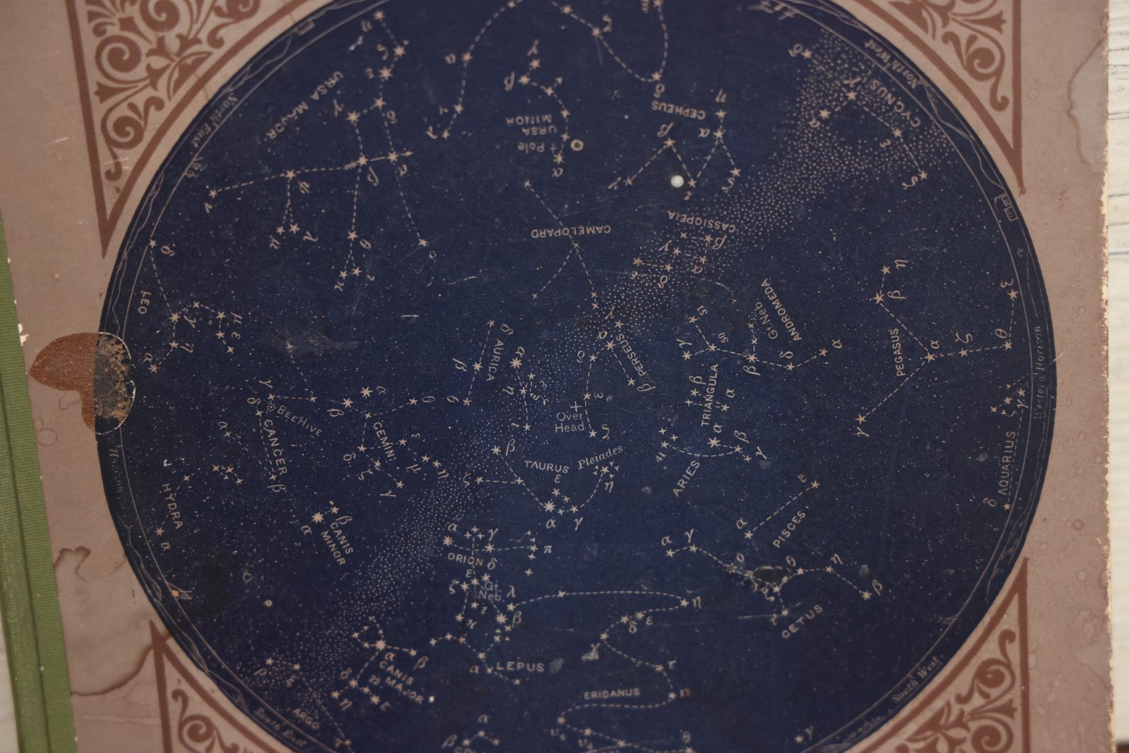 Lot 003 - "Half Hours With The Stars" Antique Astronomy And Constellation Book By R.A. Proctor, Published By G.P. Putnam's Sons, The Knickerbocker Press, 1887