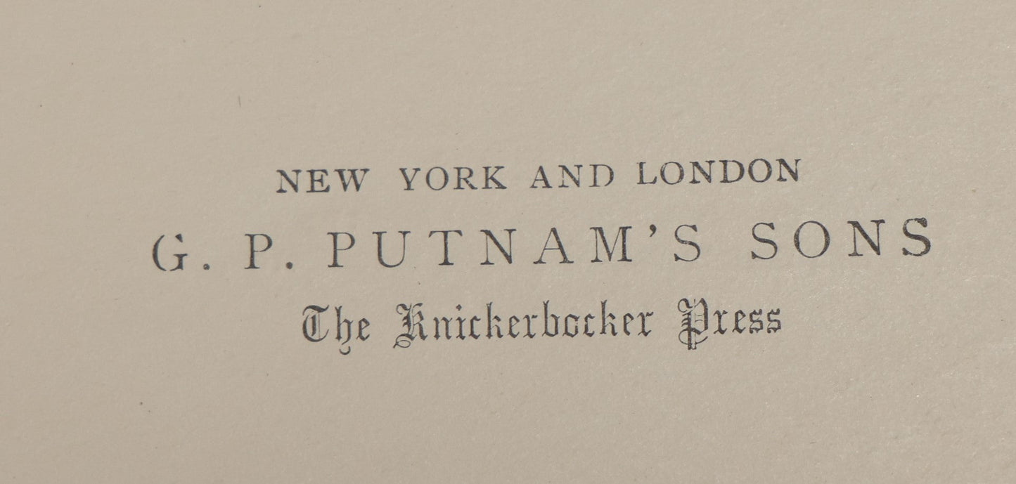 Lot 003 - "Half Hours With The Stars" Antique Astronomy And Constellation Book By R.A. Proctor, Published By G.P. Putnam's Sons, The Knickerbocker Press, 1887