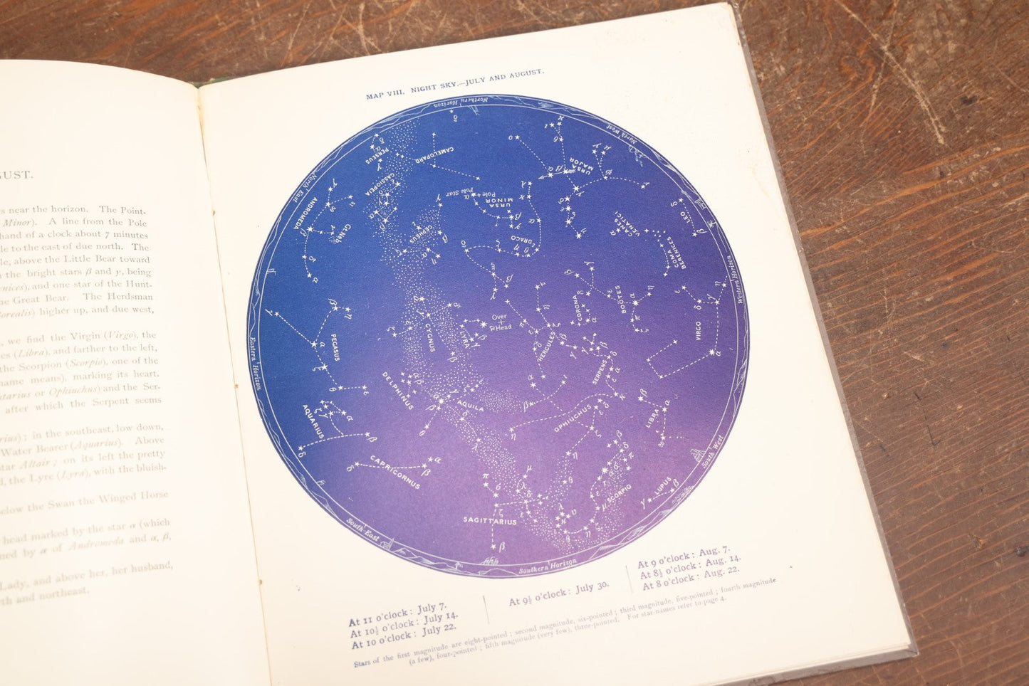 Lot 003 - "Half Hours With The Stars" Antique Astronomy And Constellation Book By R.A. Proctor, Published By G.P. Putnam's Sons, The Knickerbocker Press, 1887