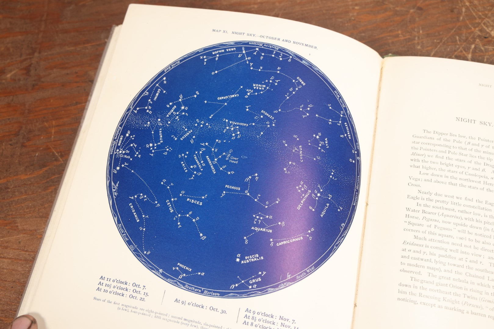 Lot 003 - "Half Hours With The Stars" Antique Astronomy And Constellation Book By R.A. Proctor, Published By G.P. Putnam's Sons, The Knickerbocker Press, 1887