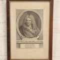 Lot 024 - Antique French Engraving Of Surgeon Roland Paul Arnaud, Surgeon To The King, In Frame, 6-3/4" x 9-1/2"