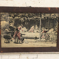 Lot 033 - Antique French Silk Embroidered Fabric Depicting A Marriage Proposal, People In Fancy Dress, After Alexandre-Louis Leloir's "The Engagement", Framed