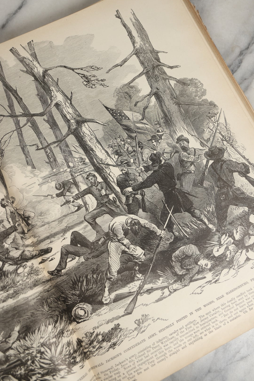 Lot 053 - "Frank Leslie's Illustrated History Of The Civil War" Antique Book, Published By Mrs. Frank Leslie Publishers, 1895, Note Heavy Binding Wear, Loose And Damaged Pages