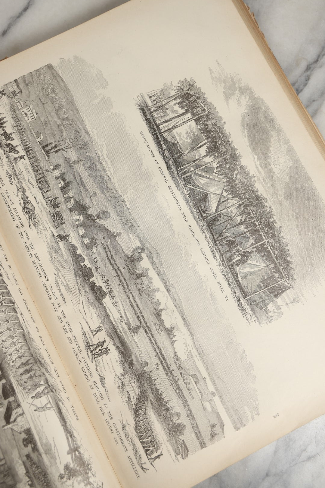 Lot 053 - "Frank Leslie's Illustrated History Of The Civil War" Antique Book, Published By Mrs. Frank Leslie Publishers, 1895, Note Heavy Binding Wear, Loose And Damaged Pages