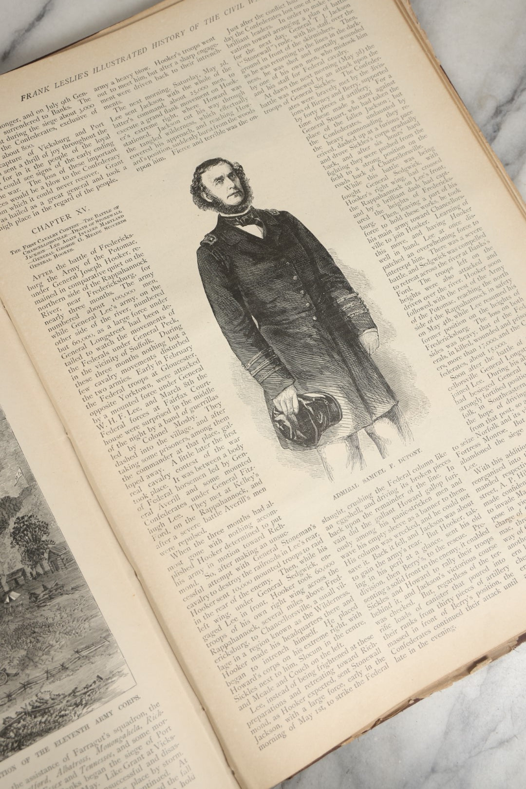 Lot 053 - "Frank Leslie's Illustrated History Of The Civil War" Antique Book, Published By Mrs. Frank Leslie Publishers, 1895, Note Heavy Binding Wear, Loose And Damaged Pages