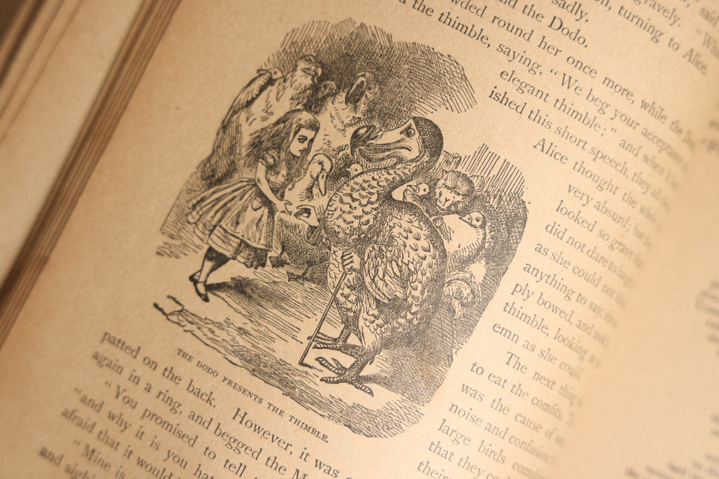 Lot 055 - "Alice's Adventures In Wonderland" Antique Illustrated Children's Book, Craft Grade, Brittle Pages, Many Illustrations