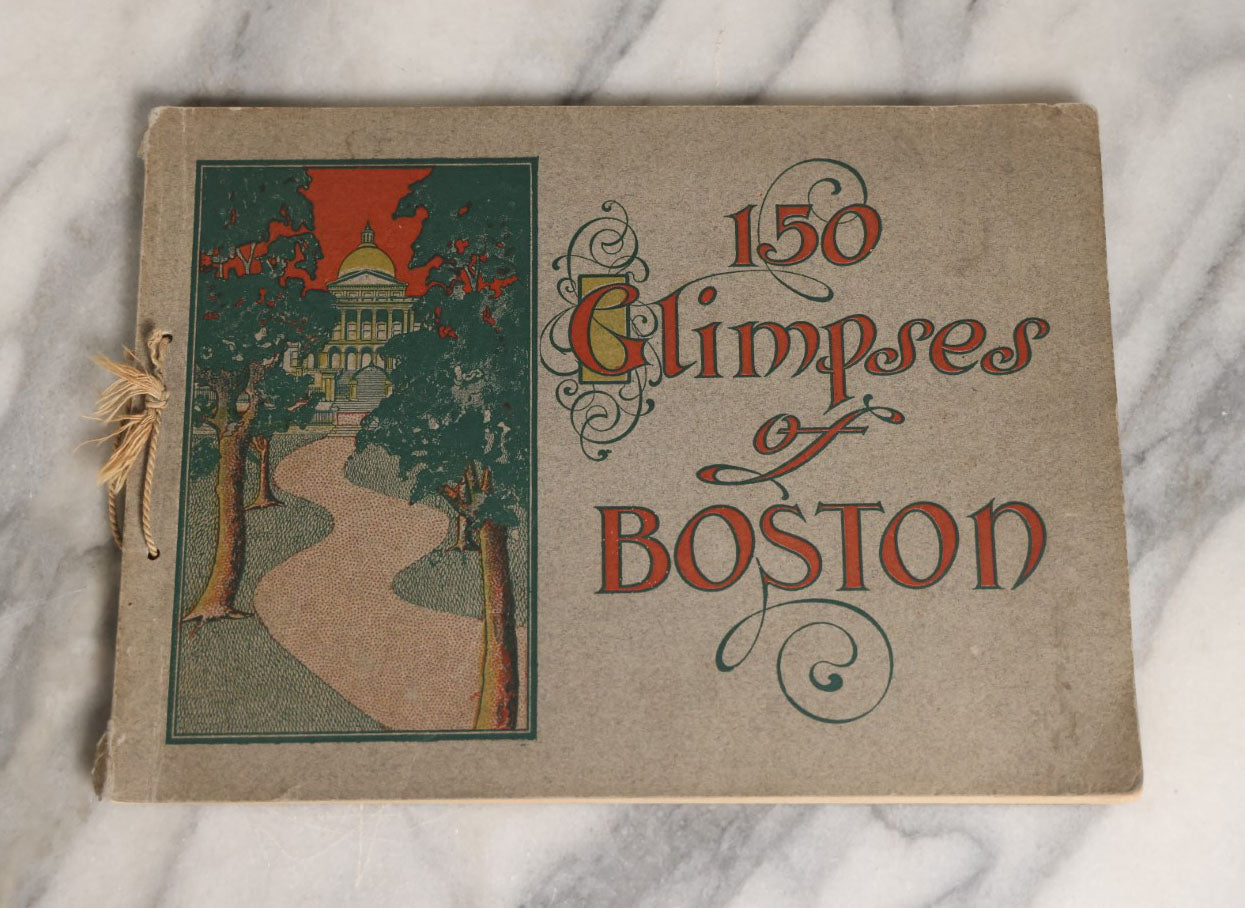 Lot 076 - Single Ephemera Piece, 150 Glimpses Of Boston, Cambridge, Lexington, And Concord, Reproduced From The Latest Photographs, Published 1903, South Station