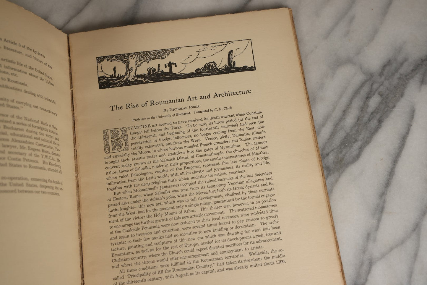 Lot 080 - Single Ephemera Piece, The Society Of Friends Of Romania Bulletin Dedicated To Her Majesty Queen Marie, October 18, 1926