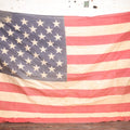 Lot 015 - Vintage 50-Star U.S. American Flag With Grommets, Approximately 3' x 5', No Maker's Mark, Circa 1960s