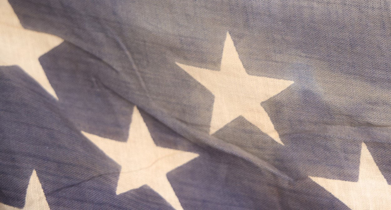 Lot 015 - Vintage 50-Star U.S. American Flag With Grommets, Approximately 3' x 5', No Maker's Mark, Circa 1960s