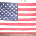 Lot 016 - Vintage 50-Star U.S. American Flag With Grommets, Approximately 3' x 5', Annin Brand Premier 100% Cotton, New York, Circa 1960s