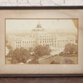 Lot 019 - Antique Framed Photo Of The Congressional Library Exterior, Washington, D.C., Taken September 1, 1897