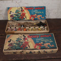 Lot 025 - Mickey Mouse Disney Christmas Lights Set In Box By Noma, Catalogue No. 105, With Mazda Lamps, In Box, Heavy Wear, Non Working, Circa 1930s