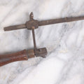 Lot 039 - Antique Wood Handled Adjustable Jeweler's Saw, No Blade, Circa Mid 19th Century
