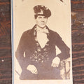 Lot 051 - Antique Carte De Visite C.D.V. Photograph Of A Dapper Dressed Handsome Man With Floral Pattern Printed Shirt And Hat, Hallett & Brother Photographers, New York