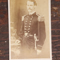 Lot 052 - Antique Carte De Visite C.D.V. Photograph, Likely Of An Italian Or European Military Officer, Carlo Fratacci Photographer, Napoli, Italy