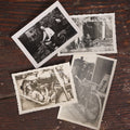 Lot 065 - Grouping Of Four Vintage Motorcycle Snap Shot Photographs, Including Crocker, Indian Motorcycles