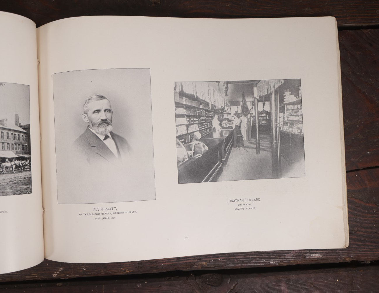 Lot 072 - Antique Manchester, New Hampshire Photograph Book, "The Mirror's Pictorial Manchester, 1846-1896" 50 Years Since Incorporation, By The John B. Clarke Co., Publishers, Note Heavy Wear