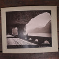 Lot 074 - Single Antique Boarded Photo, Axenstrasse Tunnel, Lake Lucerne, Switzerland, Gallery Photo, As Seen In Shepp's Photographs Of The World