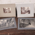 Lot 076 - Grouping Of Four Antique Boarded European Photographs, Church And Abbey Ruins, England, Wales, Tintern Abbey, Etc.