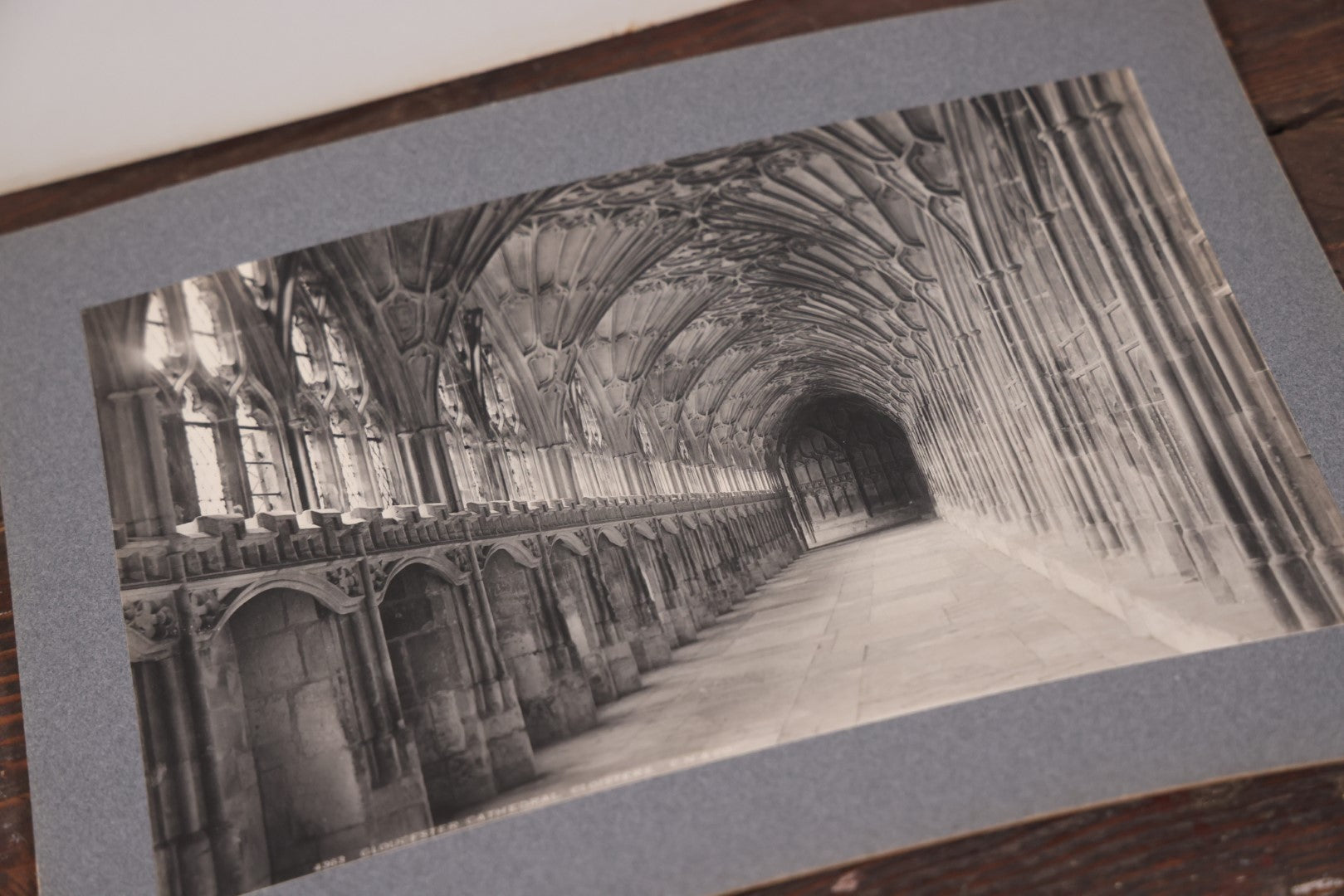 Lot 076 - Grouping Of Four Antique Boarded European Photographs, Church And Abbey Ruins, England, Wales, Tintern Abbey, Etc.