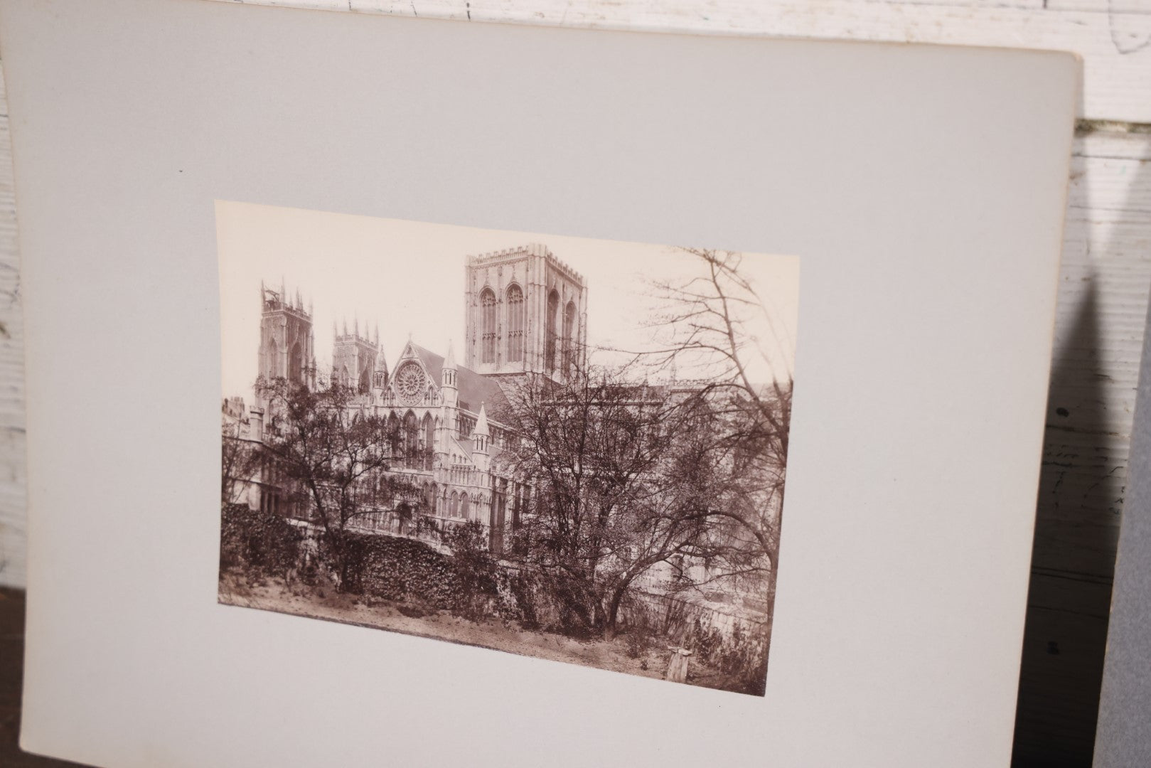 Lot 077 - Grouping Of Eight Antique Boarded European Photographs, Castles, Architecture, Interiors, England, Wales, Hawarden Castle, Etc