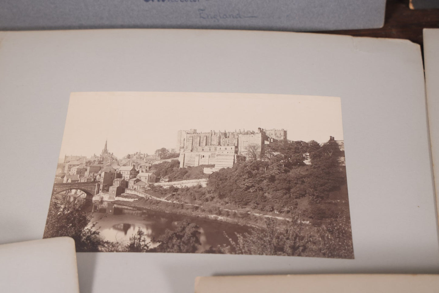 Lot 077 - Grouping Of Eight Antique Boarded European Photographs, Castles, Architecture, Interiors, England, Wales, Hawarden Castle, Etc